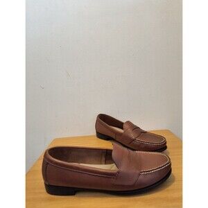 EASTLAND Brown Leather Penny Loafers Women's Size 10 M (OR Men's  8.5) Comfort